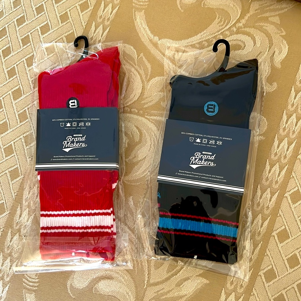 Brand Makers Men’s Socks Red or Black $7ea or two for $12